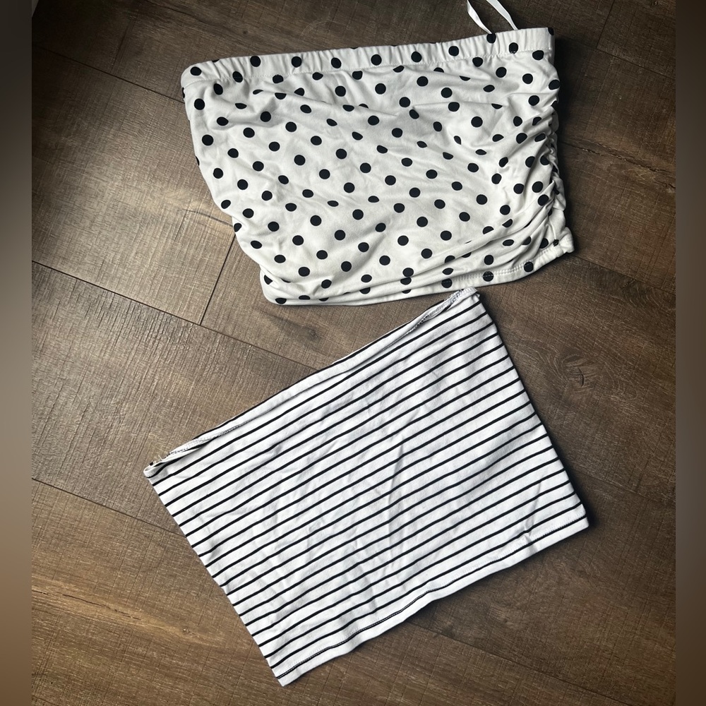 Crop top tube tops